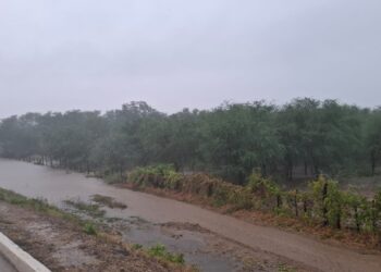 Chuvas retornaram a Iguaracy nesta sexta-feira com relâmpagos e trovões e animam população
