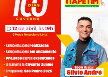 Prefeita Aline Karina divulga atrações do São Pedro neste sábado em evento que marca os 100 dias de sua gestão em Itapetim