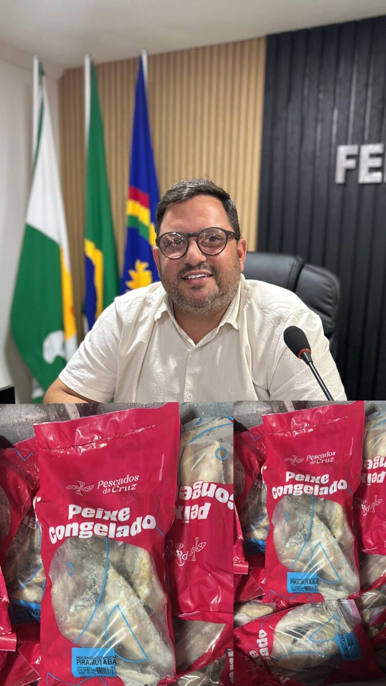 Vereador Domênico Perazzo doa 200 kg de peixes para famílias carentes de Tuparetama