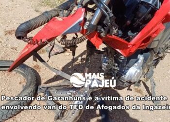 Pescador de Garanhuns é a vítima de acidente envolvendo van do TFD de Afogados