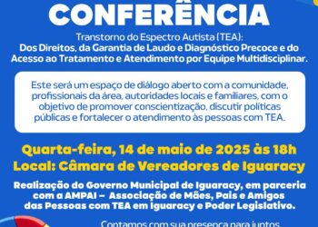 Prefeitura de Iguaracy promove hoje conferência para fortalecer políticas de inclusão e atendimento às pessoas com TEA