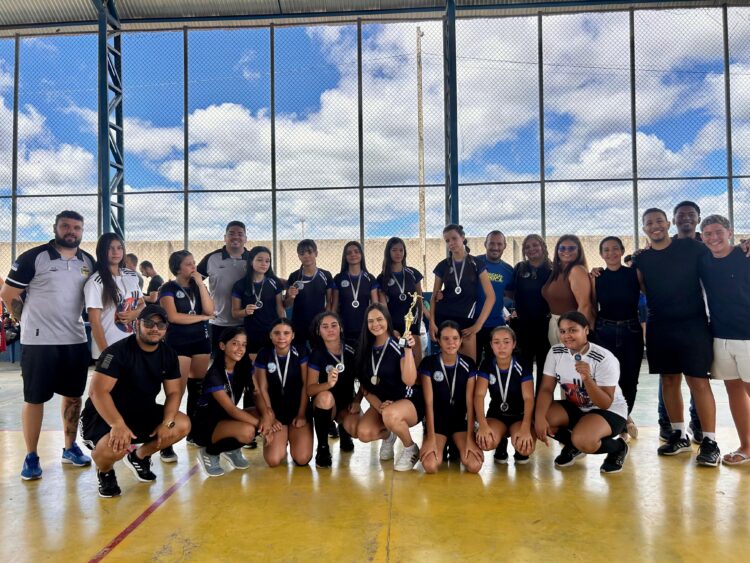 Handebol Mirim Feminino da EREF Dr. Diomedes de Iguaracy é Vice-Campeão nos Jogos Escolares Regionais