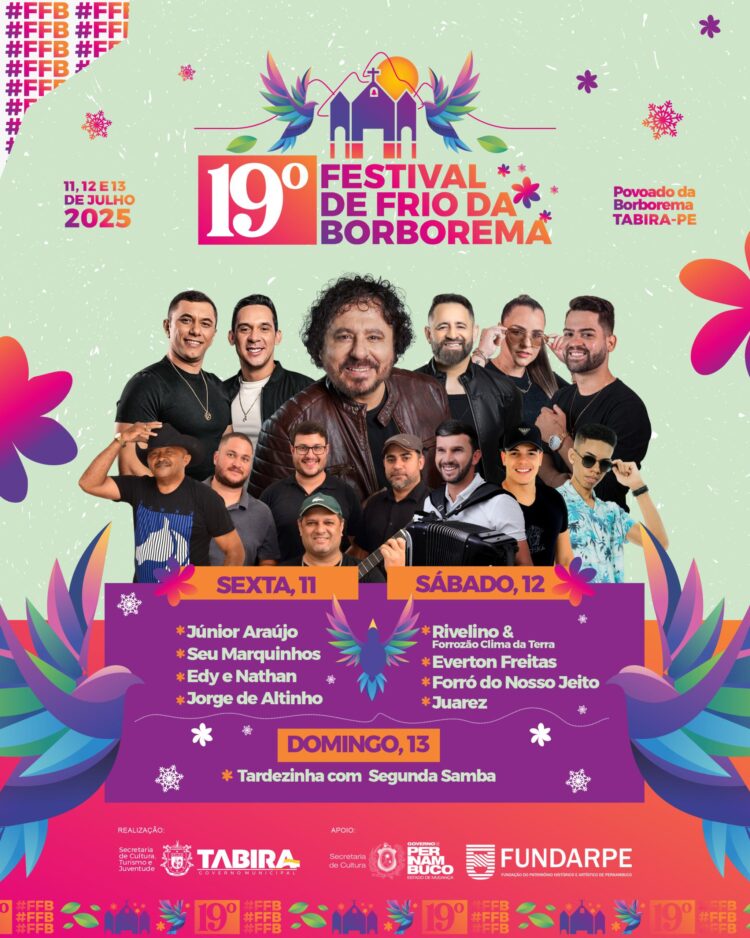 Festival do Frio da Borborema começa nesta sexta-feira (11) com show de Jorge de Altinho