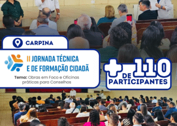 2ª Jornada Técnica de Formação Cidadã é realizada em Carpina com foco em obras públicas e fortalecimento dos conselhos municipais