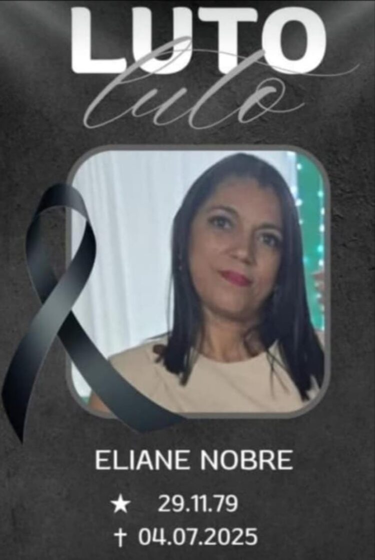 Com pesar informamos o falecimento de Eliane Nobre