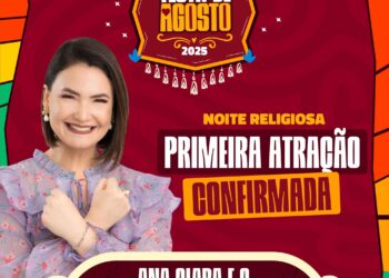 Prefeitura de Tabira divulga primeira atração da Festa de Agosto 2025, que terá noite dedicada à fé