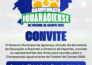 Prefeitura de Iguaracy promoverá reunião com equipes de esportes para discutir o campeonato iguaraciense de futebol de campo 2025