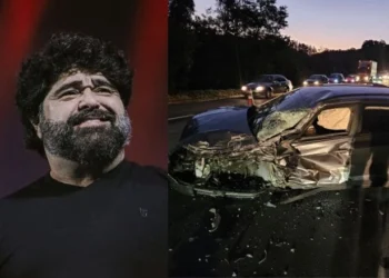 Fabiano, da dupla César Menotti e Fabiano, sofre acidente na BR-040
