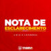 Nota Oficial da Prefeitura de Tabira