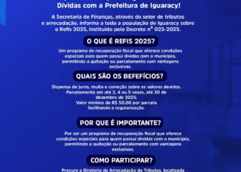 Prefeitura de Iguaracy lança Refis 2025 para regularizar dívidas municipais