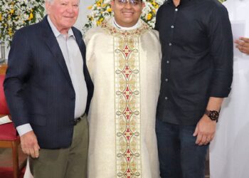 Prefeito de Iguaracy Dr. Pedro Alves prestigiou ordenação presbiteral de Washington Luiz