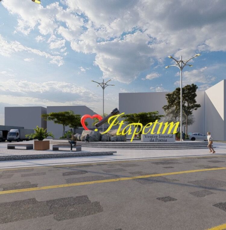 Itapetim terá nova praça com letreiro turístico na entrada da cidade
