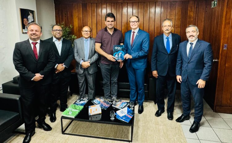 Marcelo Gouveia recebe dirigentes do Conselho Federal e Regional de Contabilidade para fortalecer parcerias