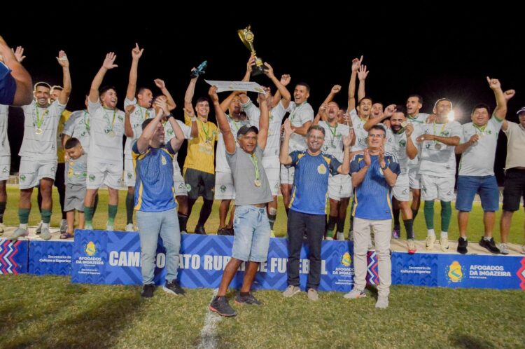 Afogados: Palmeiras bate o Guarani e vence o campeonato rural de futebol 2025. Confira fotos, lives e detalhes.