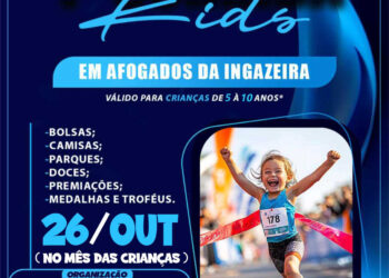 Afogados da Ingazeira recebe a 1ª Corrida Kids da cidade com lazer, esporte e diversão no mês das crianças