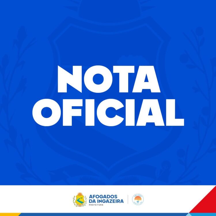 Prefeitura de Afogados emite nota de repúdio