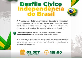 Tabira realiza Desfile Cívico da Independência nesta sexta-feira (5)