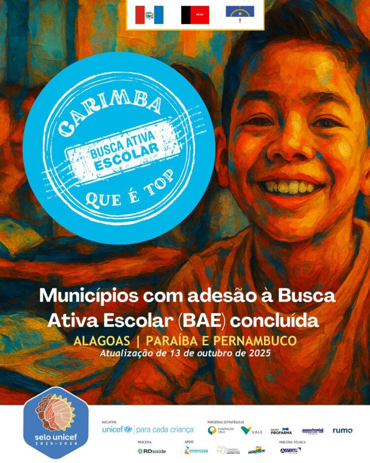 Itapetim é destaque no Selo UNICEF com o “Carimba que é Top” pela adesão ao Programa Busca Ativa Escolar