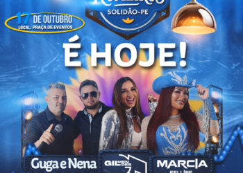 Festa dos Romeiros de Solidão traz Guga & Nena, Gil Mendes e Márcia Fellipe ao palco principal