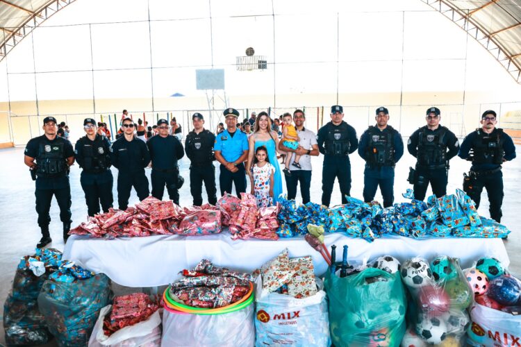 Guarda Municipal de Tabira realiza entrega de brinquedos e leva alegria às crianças do município