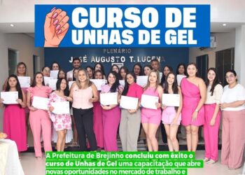 Brejinho forma nova turma do curso de Unhas em Gel e reforça o incentivo ao empreendedorismo local