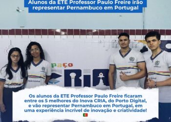 Carnaíba: Alunos da ETE Professor Paulo Freire representarão Pernambuco em Portugal com projeto de acessibilidade