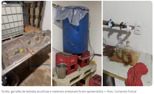 Três homens são presos por falsificação de bebidas alcoólicas no interior de PE