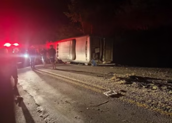 Acidente com ônibus deixa mortos e feridos na BR-423, no Agreste de PE