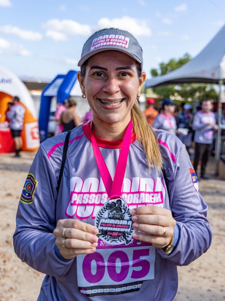 Prefeita Aline Karina participa da Corrida Passos de Coragem em Afogados da Ingazeira