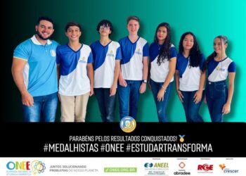 Alunos da Escola Ana Melo se destacam na Olimpíada Nacional de Eficiência Energética