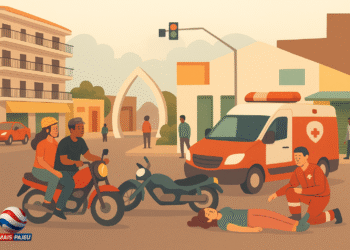 Acidente na Rua da Baixa, em São José do Egito, deixa uma pessoa ferida neste domingo (09)