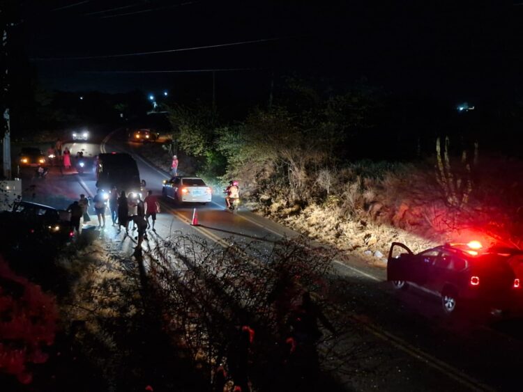 Acidente é registrado na gangorra, próximo ao Motel Infinity, em Afogados da Ingazeira