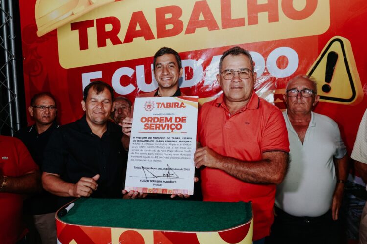 Nova Praça do Bairro Vitorino Gomes marca mais uma ação do programa “Sextou com Obras” em Tabira