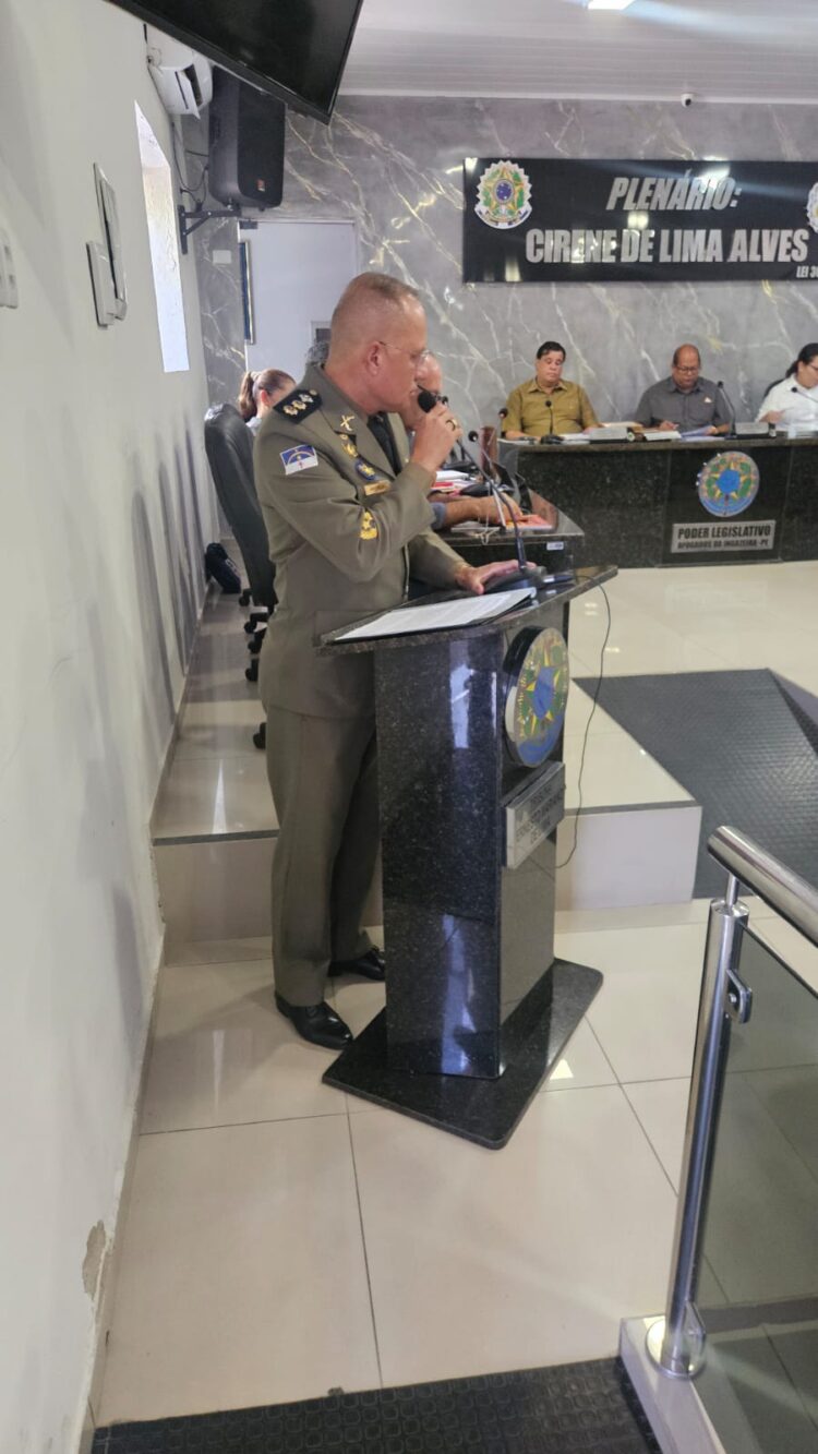 Comandante do 23º BPM recebe Moção de Aplausos da Câmara de Afogados da Ingazeira