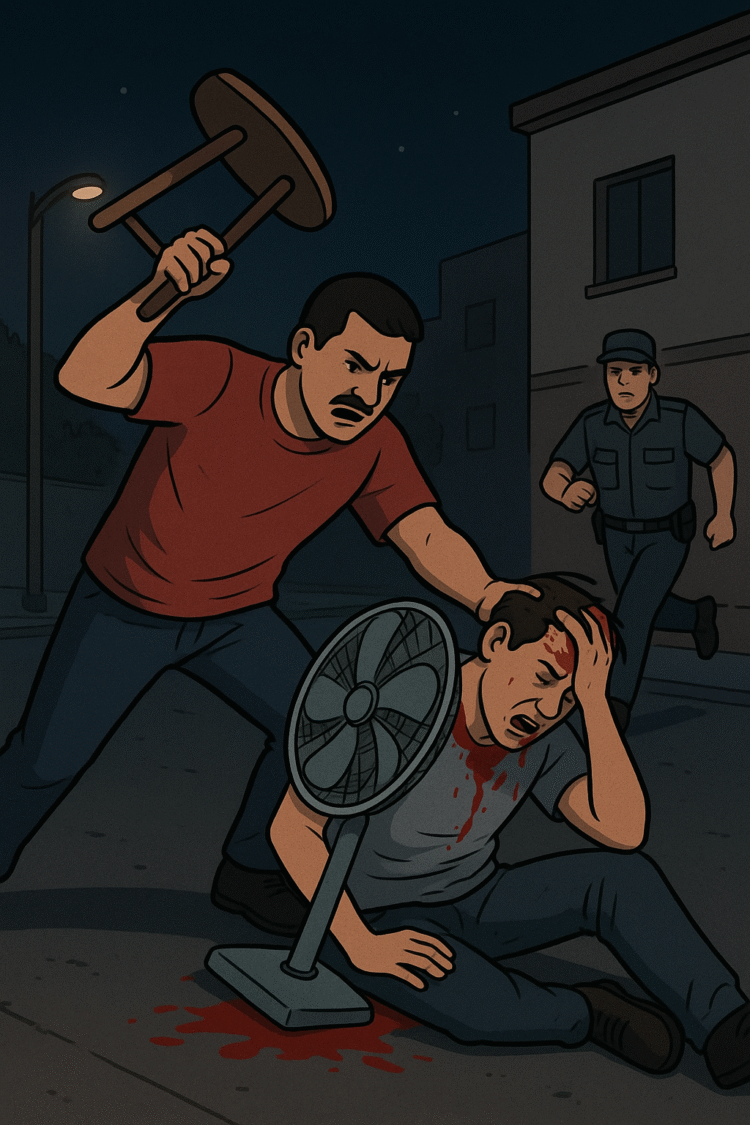 Homem que acabara de sair da prisão agride violentamente vítima em Afogados da Ingazeira