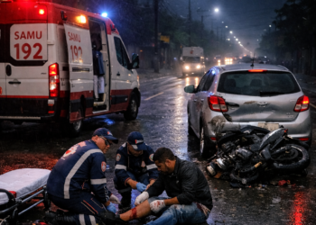Motociclista fica ferido após colisão em Afogados da Ingazeira