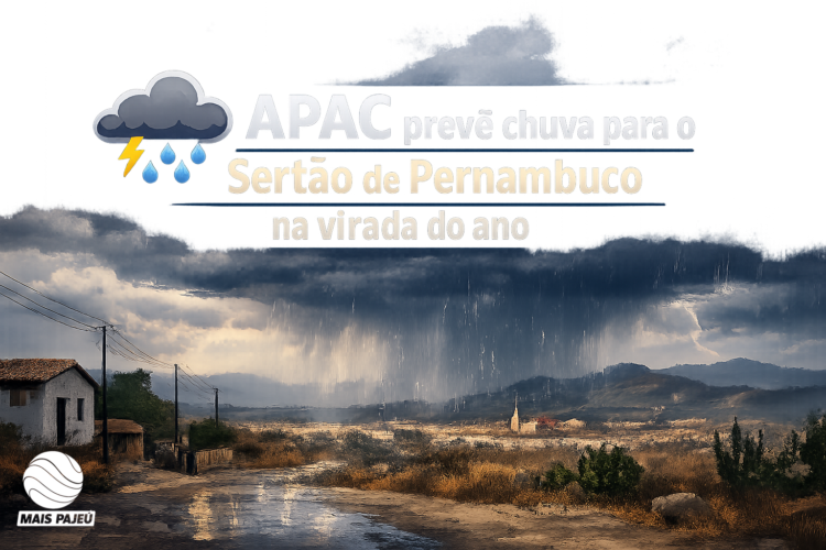 Apac prevê chuva para o Sertão de Pernambuco na virada do ano