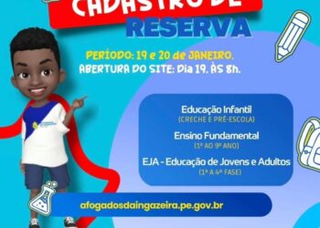 Prefeitura de Afogados divulga Cadastro de Reserva para a Rede Municipal de Ensino