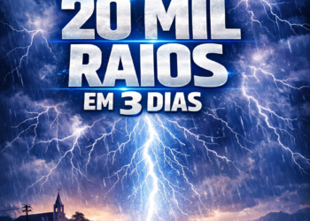 Pernambuco registra quase 20 mil raios em três dias e acende alerta no Interior