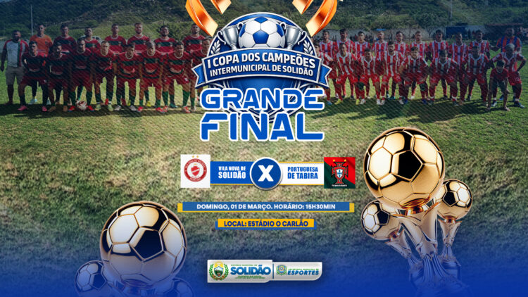 Vila Nova enfrenta Portuguesa de Tabira na decisão, às 15h30, no Estádio O Carlão