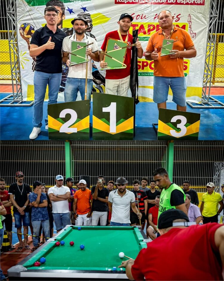 Itapetim realiza final do Campeonato de Sinuca