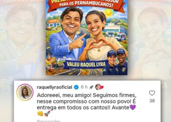 Marconi entra em trend nas redes, recebe comentário de Raquel Lyra e reforça sintonia política com o Governo do Estado