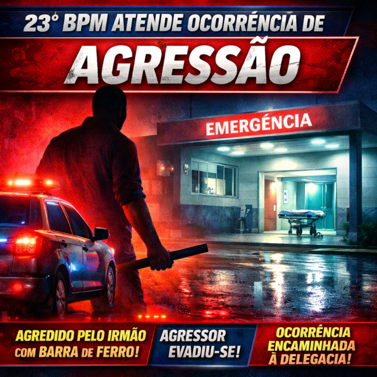Em São José do Egito, homem é agredido pelo próprio irmão com uma barra de ferro