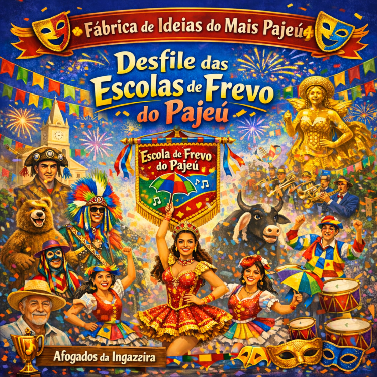 Fábrica de Ideias do Mais Pajeú: Desfile de “Escolas de Frevo” do Pajeú