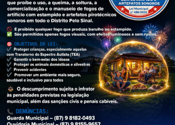 Distrito Pelo Sinal passa a proibir fogos com estampido