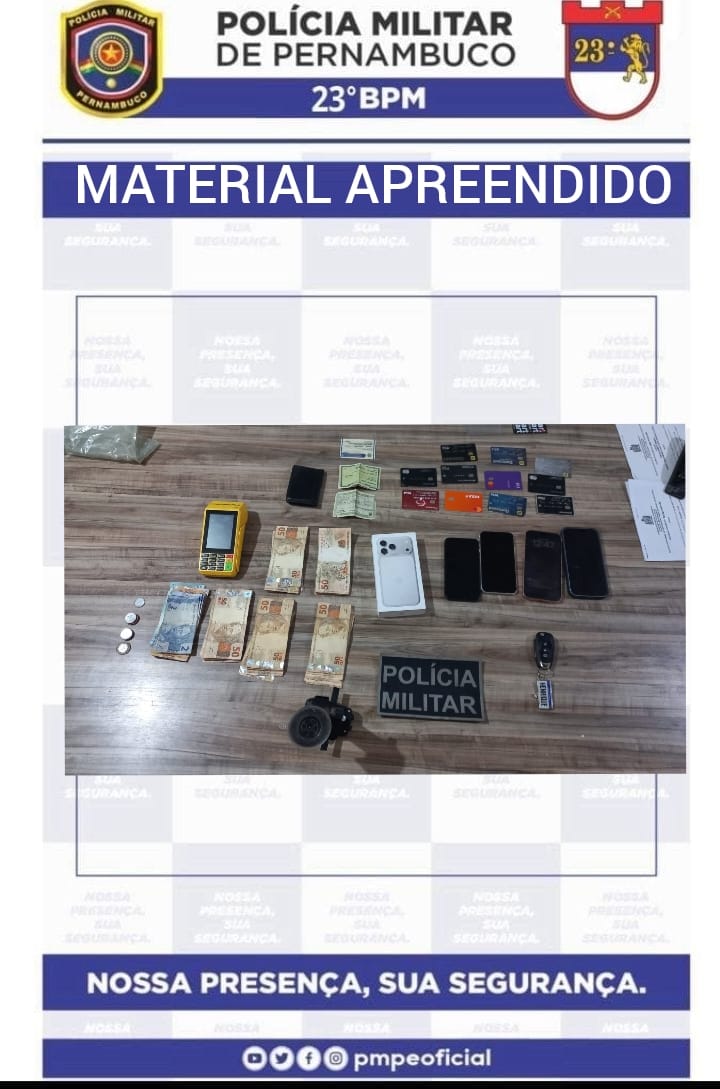Polícia detalha prisão, em Afogados, de homens que extorquiam comerciante em Tabira
