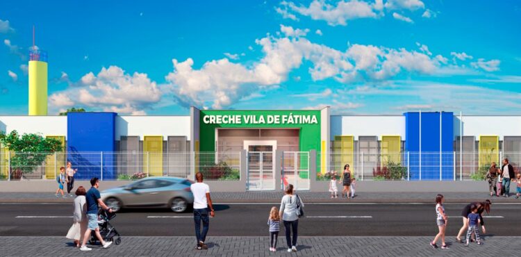 Gilson Bento assina ordem de serviço para construção de nova creche em Vila de Fátima