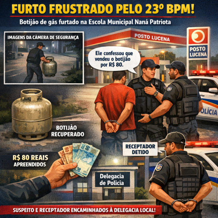 Furto em escola de São José do Egito é solucionado com prisão de suspeitos e recuperação de material