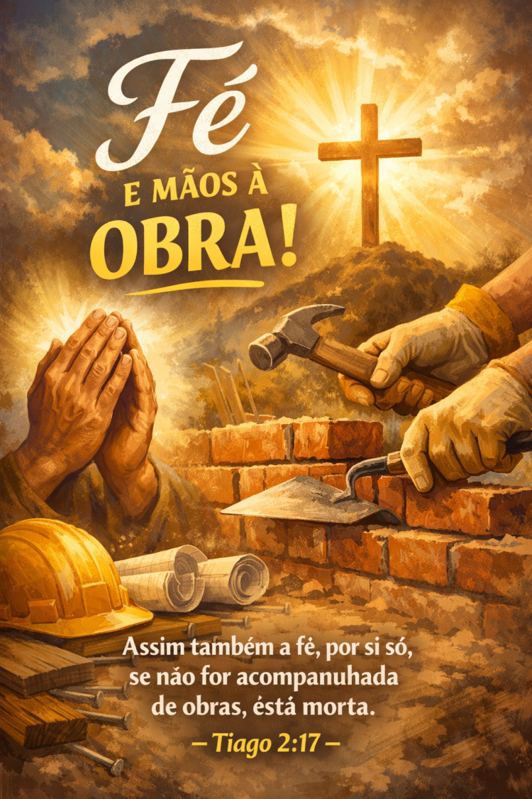 Fé e mãos a obra!