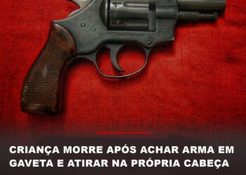 Criança morre após achar arma em gaveta e atirar na própria cabeça